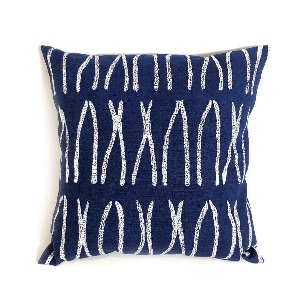 Sadza Lines Pillow Cover - Touareg Indigo La Vie Bien Sadza Lines Pillow Cover - Touareg Indigo