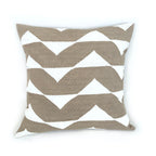 Sadza Triangles Pillow Cover - Savanna Beige La Vie Bien Sadza Triangles Pillow Cover - Savanna Beige