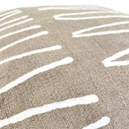 Sadza Triangles Pillow Cover - Savanna Beige La Vie Bien Sadza Triangles Pillow Cover - Savanna Beige