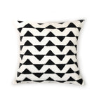Sadza Triangles Pillow Cover - White La Vie Bien Sadza Triangles Pillow Cover - White