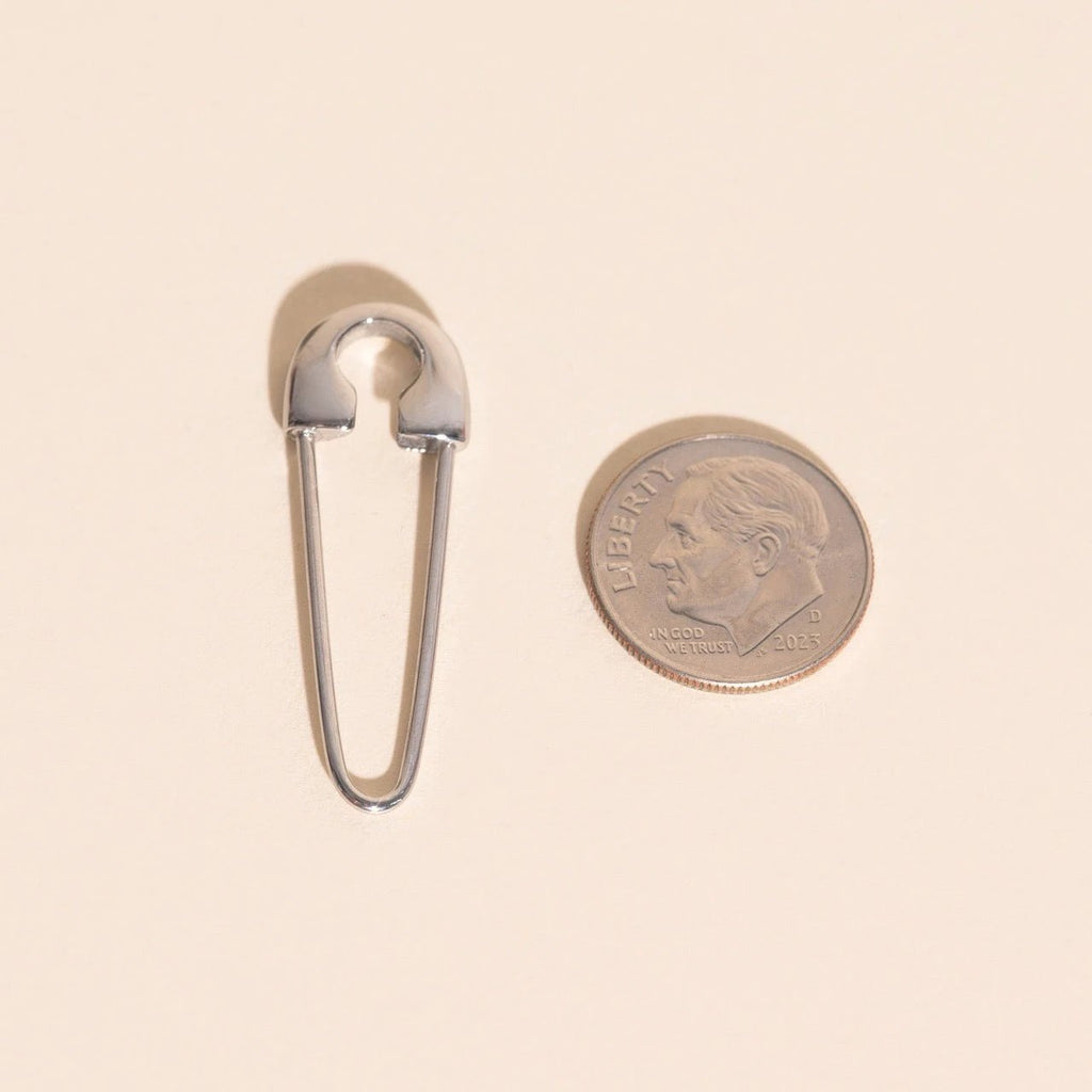 Safety Pin Necklace Charm Clasp (31mm) by Oh Clementine