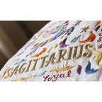 Sagittarius Astrology Hand - Embroidered Pillow by Cat Studio Pillows La Vie Bien Sagittarius Astrology Hand - Embroidered Pillow by Cat Studio