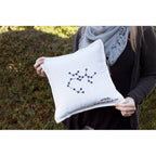 Sagittarius Astrology Hand - Embroidered Pillow by Cat Studio Pillows La Vie Bien Sagittarius Astrology Hand - Embroidered Pillow by Cat Studio
