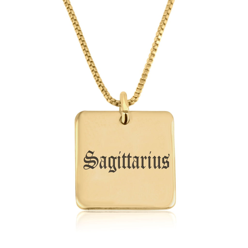 Sagittarius Charm Necklace La Vie Bien Sagittarius Charm Necklace