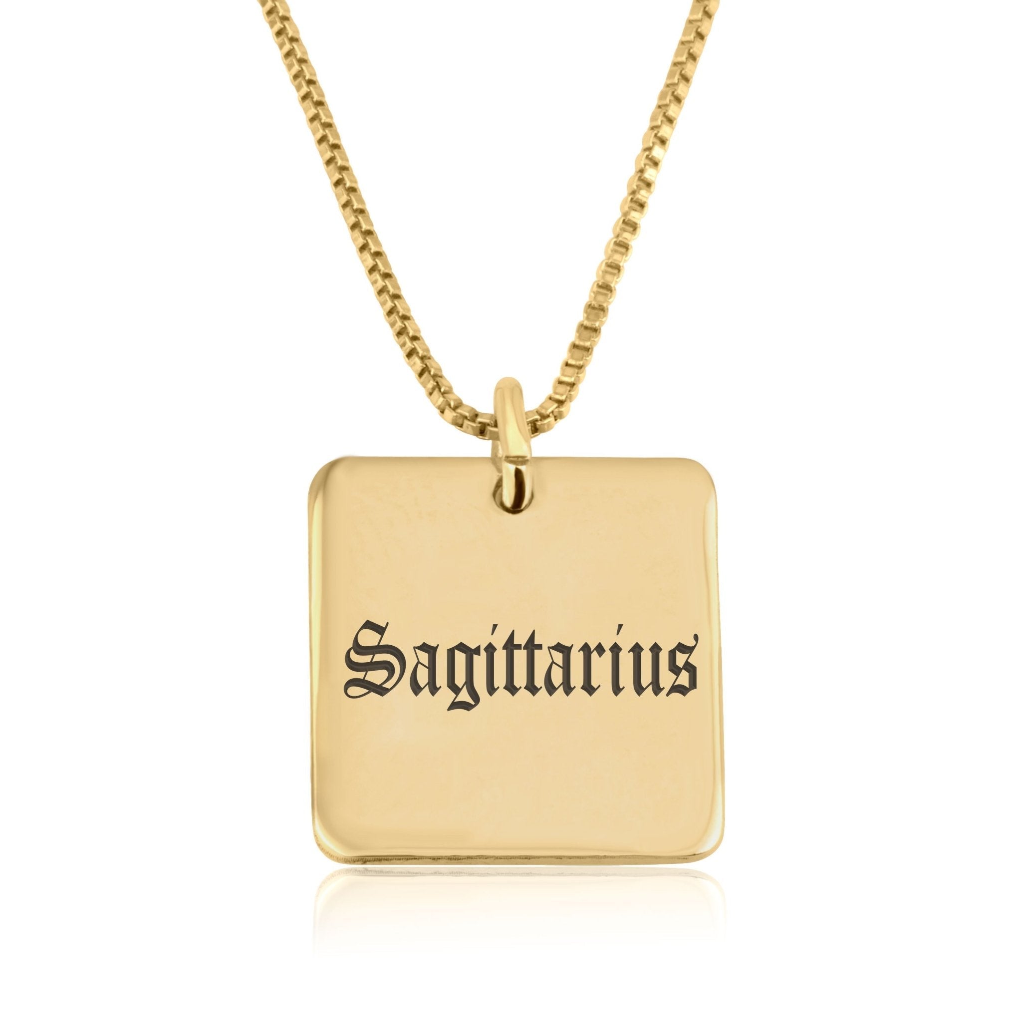 Sagittarius Charm Necklace La Vie Bien Sagittarius Charm Necklace