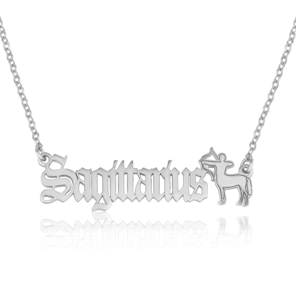 Sagittarius Symbol Necklace La Vie Bien Sagittarius Symbol Necklace
