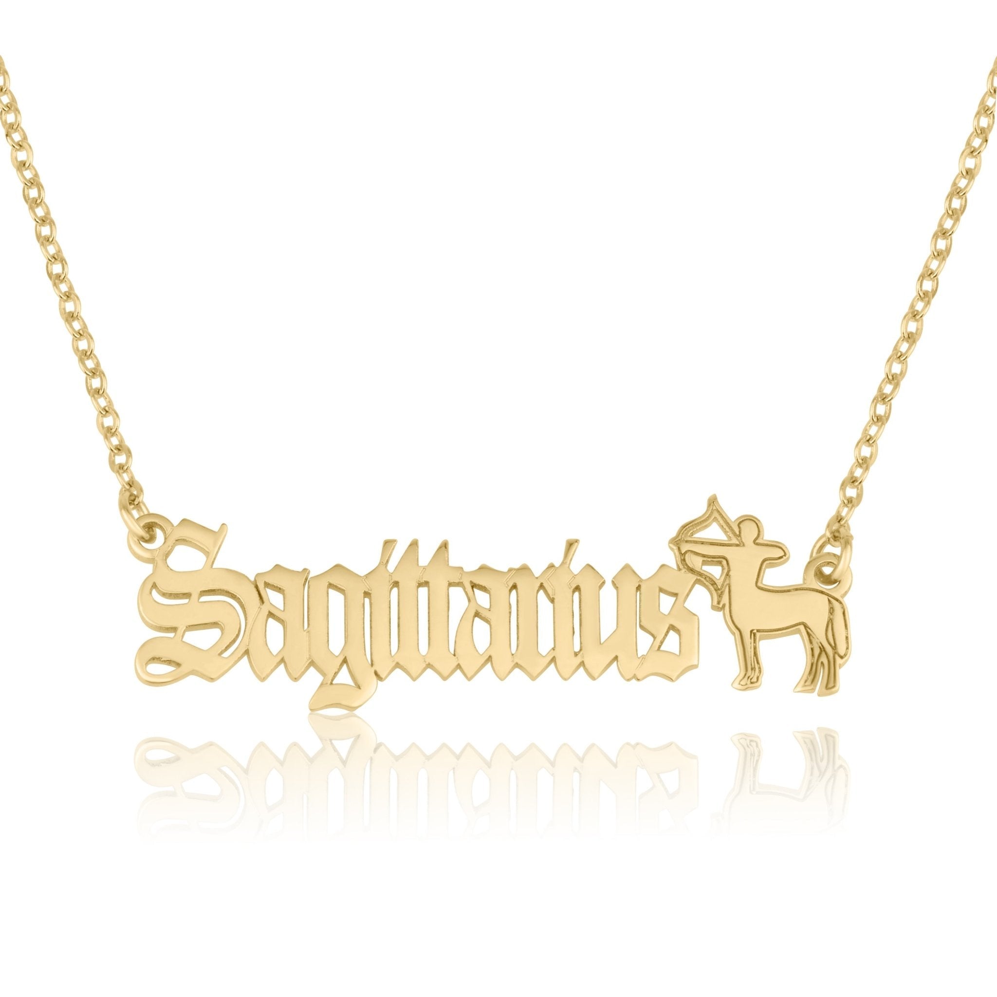 Sagittarius Symbol Necklace La Vie Bien Sagittarius Symbol Necklace
