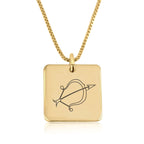 Sagittarius Zodiac Necklace La Vie Bien Sagittarius Zodiac Necklace