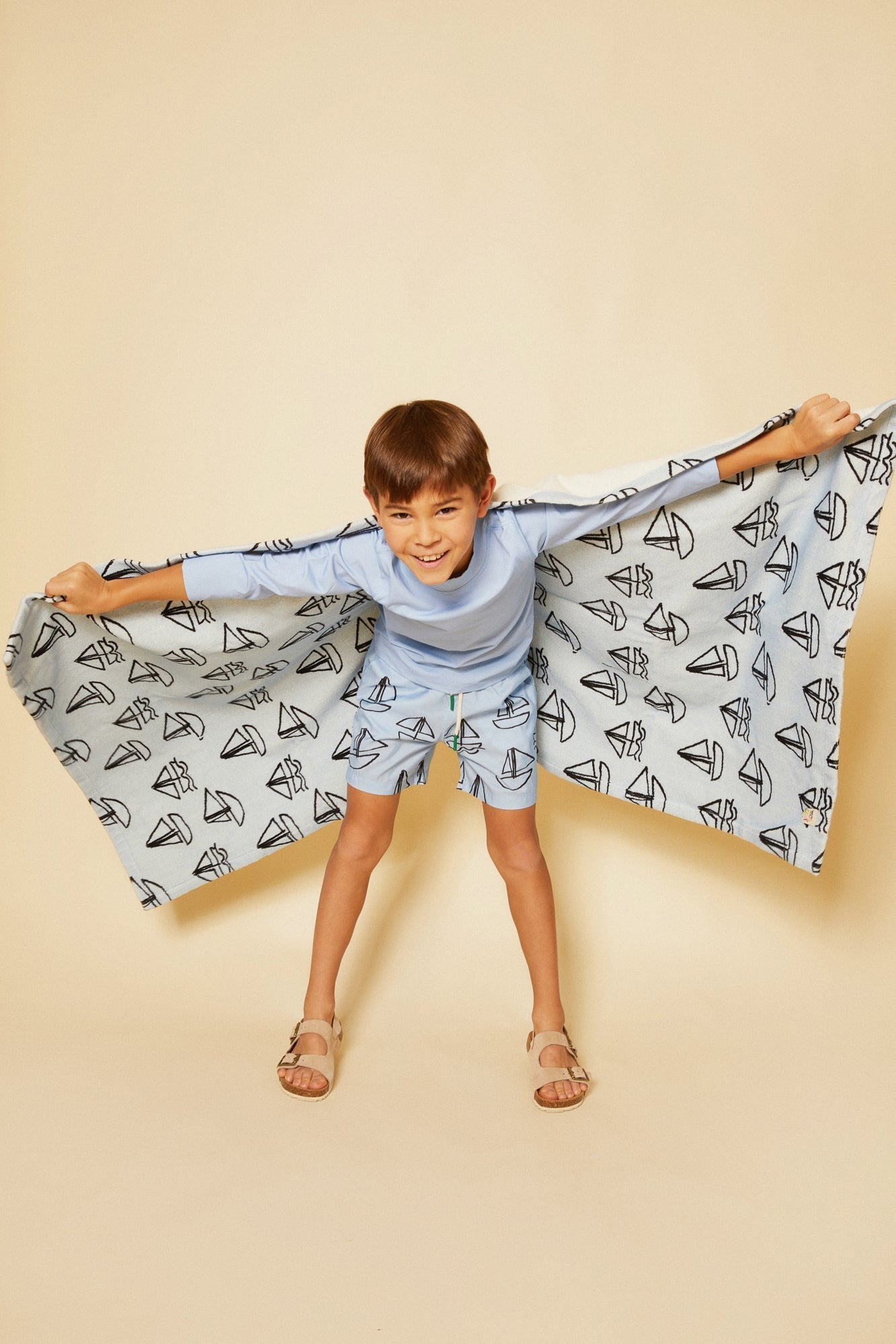 Sailboats Swim Trunk Swimsuit La Vie Bien Sailboats Swim Trunk