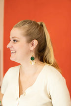 Sailing Sea Horn Earrings