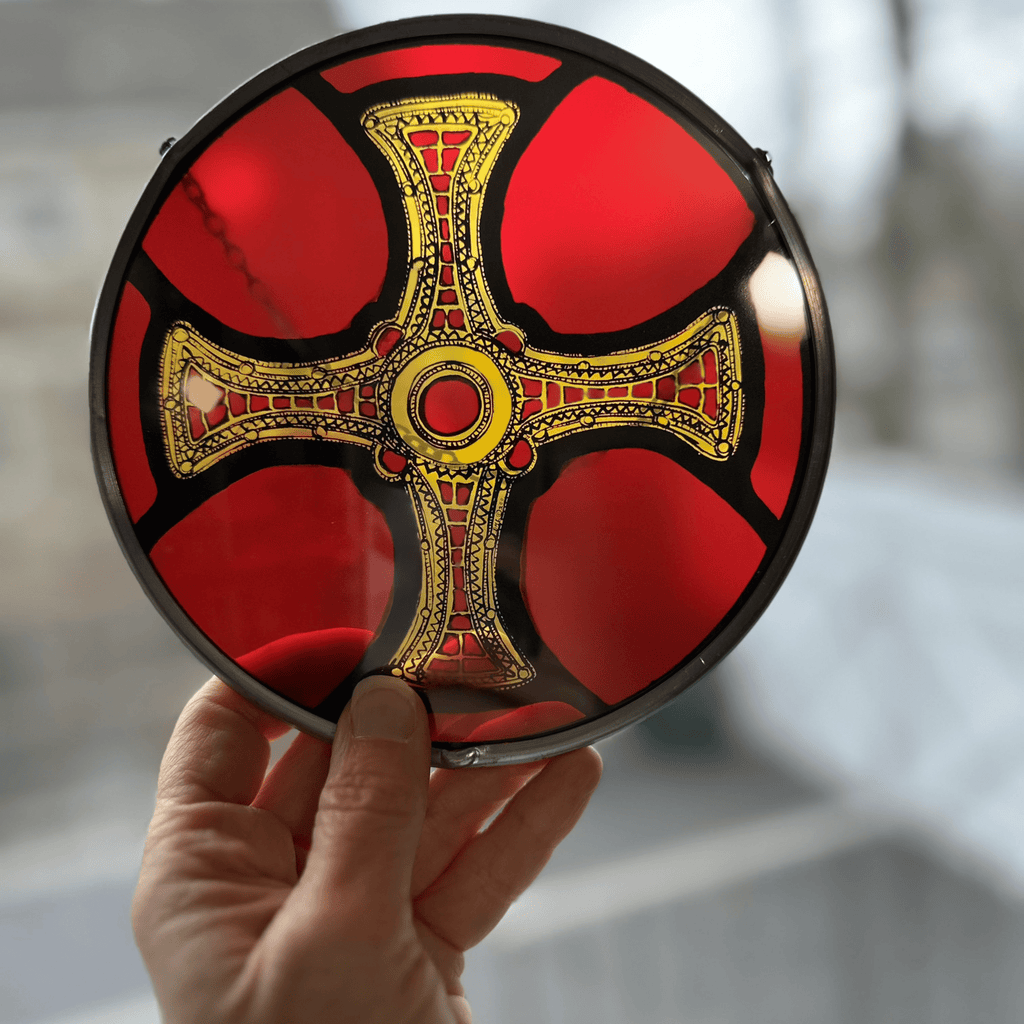 Saint Cuthbert's Cross Suncatcher Gifts La Vie Bien Saint Cuthbert's Cross Suncatcher