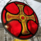 Saint Cuthbert's Cross Suncatcher Gifts La Vie Bien Saint Cuthbert's Cross Suncatcher