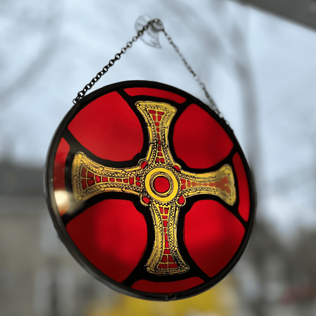Saint Cuthbert's Cross Suncatcher Gifts La Vie Bien Saint Cuthbert's Cross Suncatcher