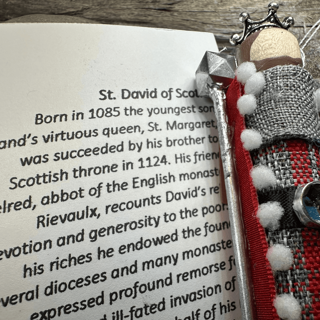 Saint David of Scotland Doll Gifts La Vie Bien Saint David of Scotland Doll