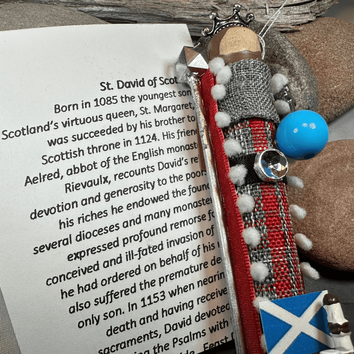 Saint David of Scotland Doll Gifts La Vie Bien Saint David of Scotland Doll