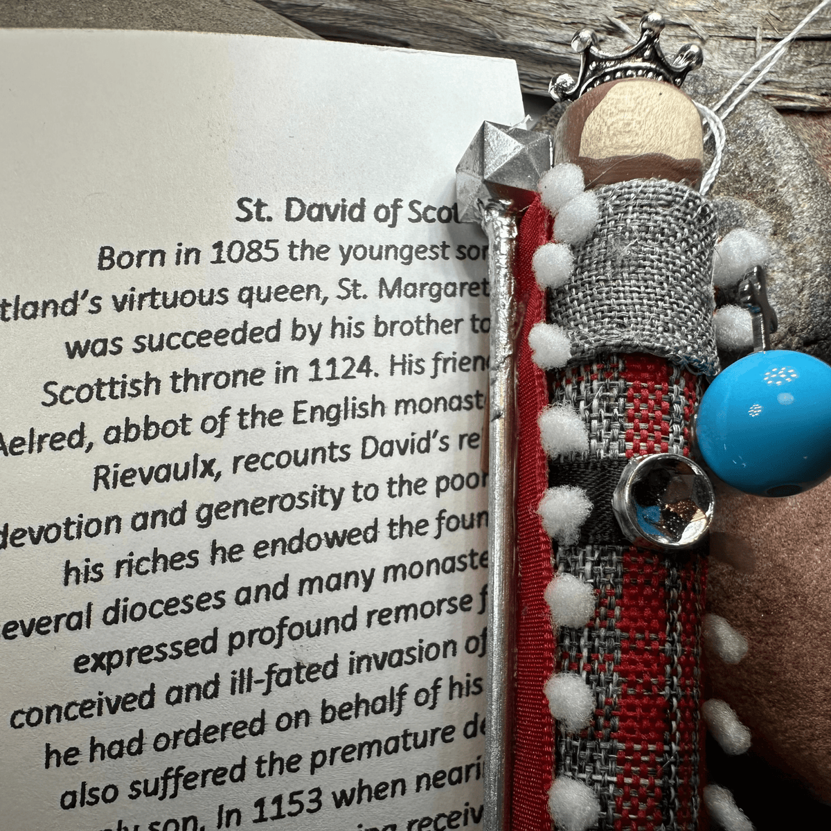 Saint David of Scotland Doll Gifts La Vie Bien Saint David of Scotland Doll