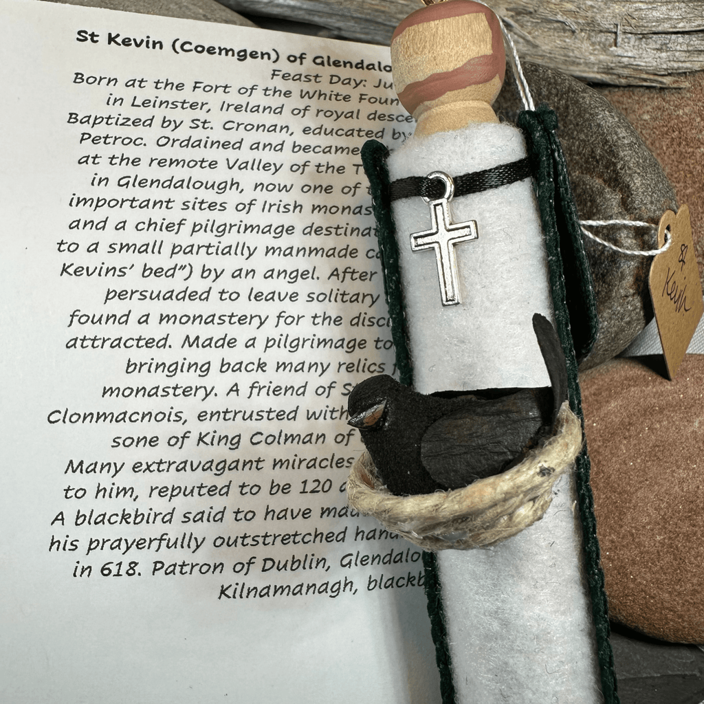 Saint Kevin of Glendalough Ireland Doll Gifts La Vie Bien Saint Kevin of Glendalough Ireland Doll