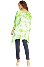 Sakkas Adalwin Second TieDye Desert Sun Circle Ponch Tunic Top Blouse W/Embroidery tops La Vie Bien Sakkas Adalwin Second TieDye Desert Sun Circle Ponch Tunic Top Blouse W/Embroidery