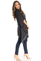 Sakkas Adalwin Third Tie Dye Desert Sun Circle Ponch Tunic Top Blouse W/Embroidery tops La Vie Bien Sakkas Adalwin Third Tie Dye Desert Sun Circle Ponch Tunic Top Blouse W/Embroidery