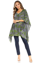 Sakkas Adalwin Third Tie Dye Desert Sun Circle Ponch Tunic Top Blouse W/Embroidery tops La Vie Bien Sakkas Adalwin Third Tie Dye Desert Sun Circle Ponch Tunic Top Blouse W/Embroidery