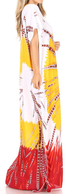 Sakkas Aggy Womens Dashiki African Print Caftan Dress Maxi Boho Hippie Colorful dresses La Vie Bien Sakkas Aggy Womens Dashiki African Print Caftan Dress Maxi Boho Hippie Colorful