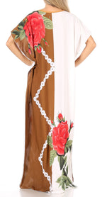 Sakkas Aggy Womens Dashiki African Print Caftan Dress Maxi Boho Hippie Colorful dresses La Vie Bien Sakkas Aggy Womens Dashiki African Print Caftan Dress Maxi Boho Hippie Colorful