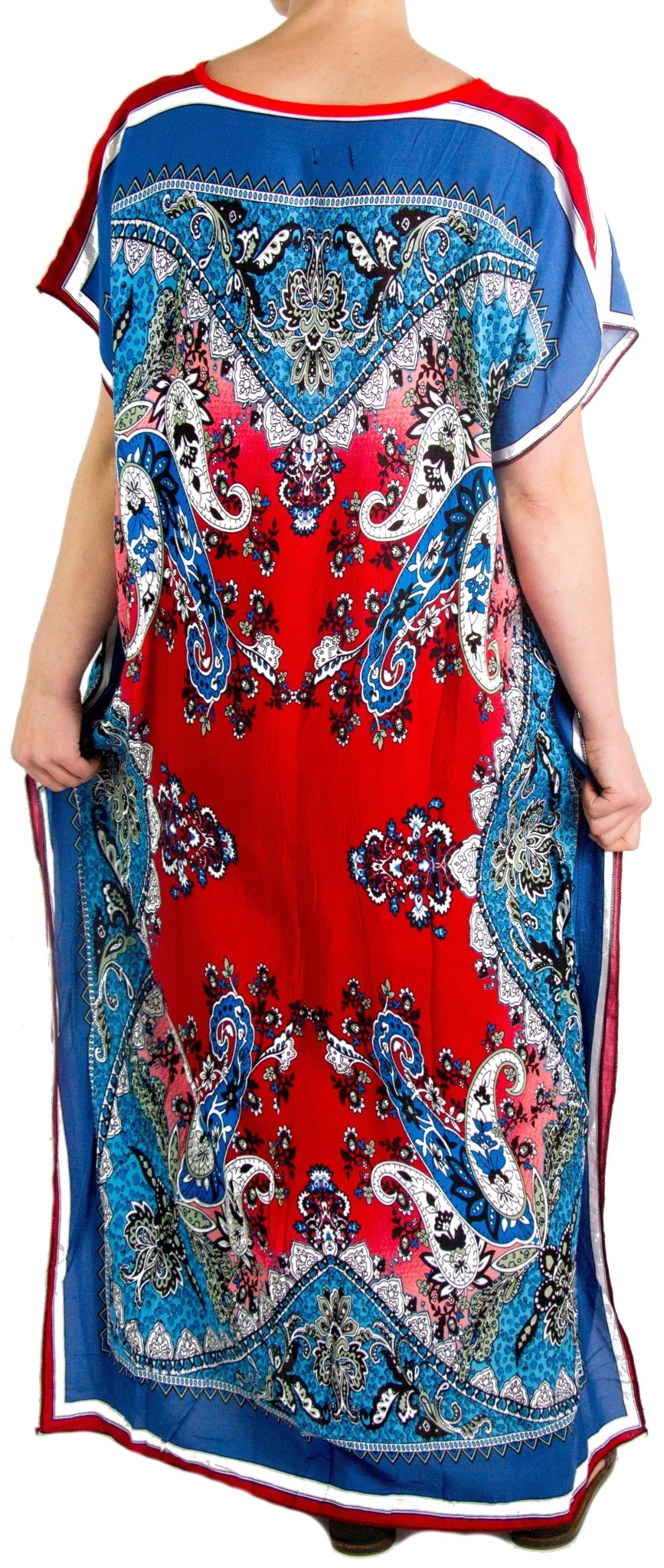 Sakkas Aggy Womens Dashiki African Print Caftan Dress Maxi Boho Hippie Colorful dresses La Vie Bien Sakkas Aggy Womens Dashiki African Print Caftan Dress Maxi Boho Hippie Colorful