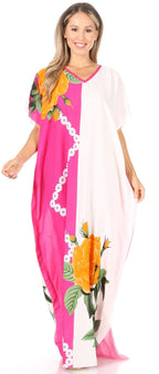 Sakkas Aggy Womens Dashiki African Print Caftan Dress Maxi Boho Hippie Colorful dresses La Vie Bien Sakkas Aggy Womens Dashiki African Print Caftan Dress Maxi Boho Hippie Colorful