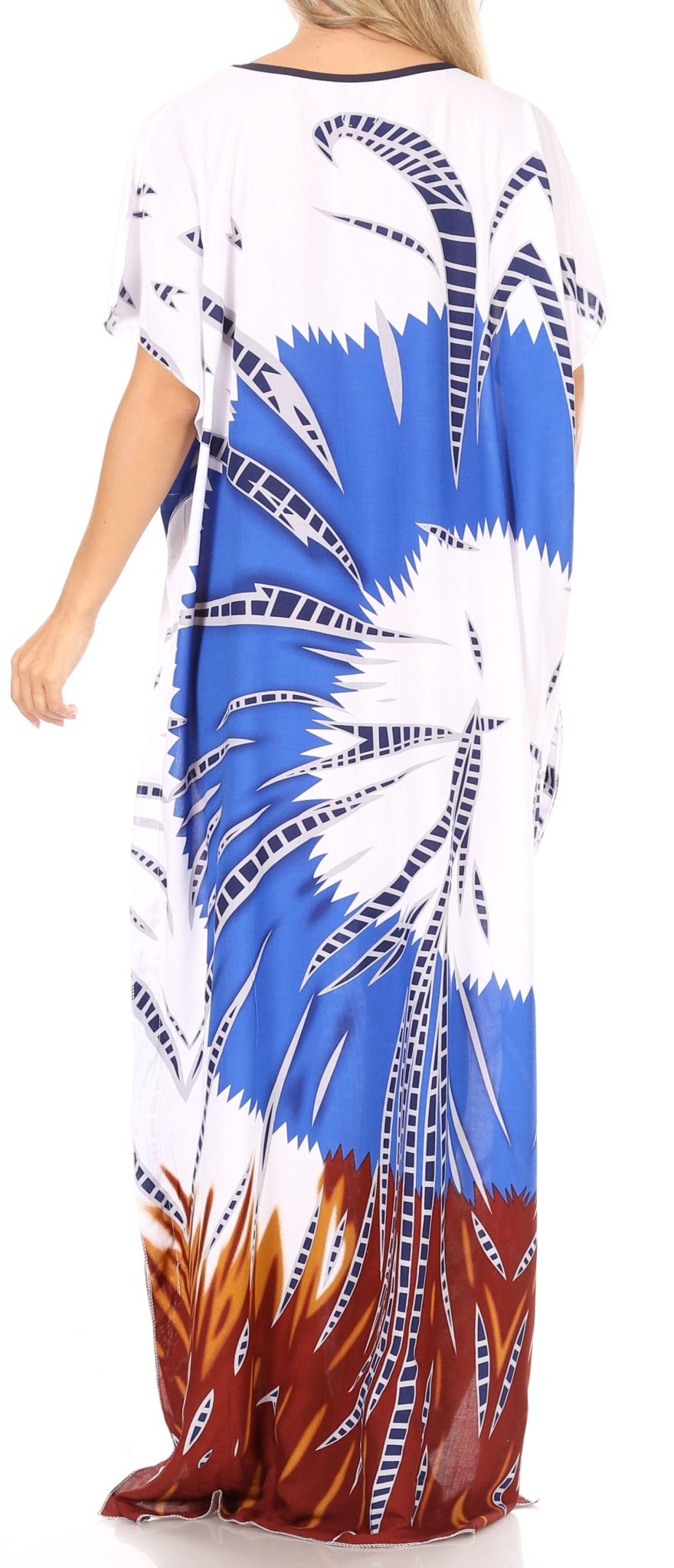Sakkas Aggy Womens Dashiki African Print Caftan Dress Maxi Boho Hippie Colorful dresses La Vie Bien Sakkas Aggy Womens Dashiki African Print Caftan Dress Maxi Boho Hippie Colorful