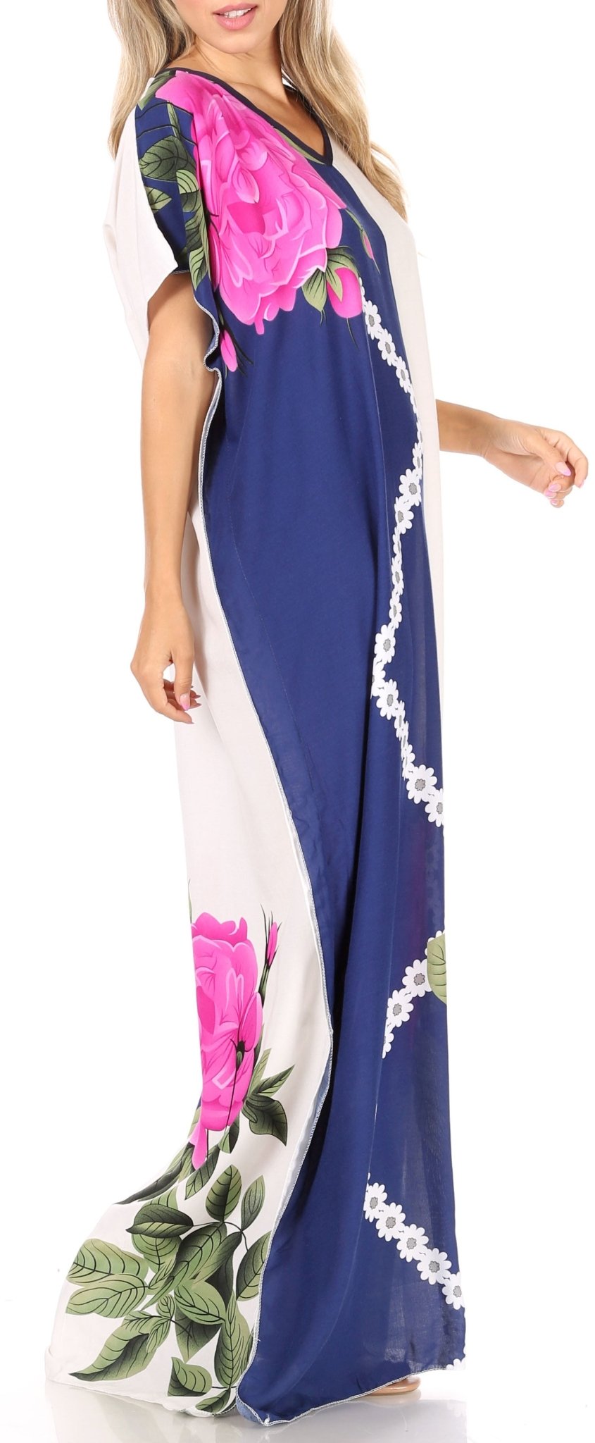 Sakkas Aggy Womens Dashiki African Print Caftan Dress Maxi Boho Hippie Colorful dresses La Vie Bien Sakkas Aggy Womens Dashiki African Print Caftan Dress Maxi Boho Hippie Colorful