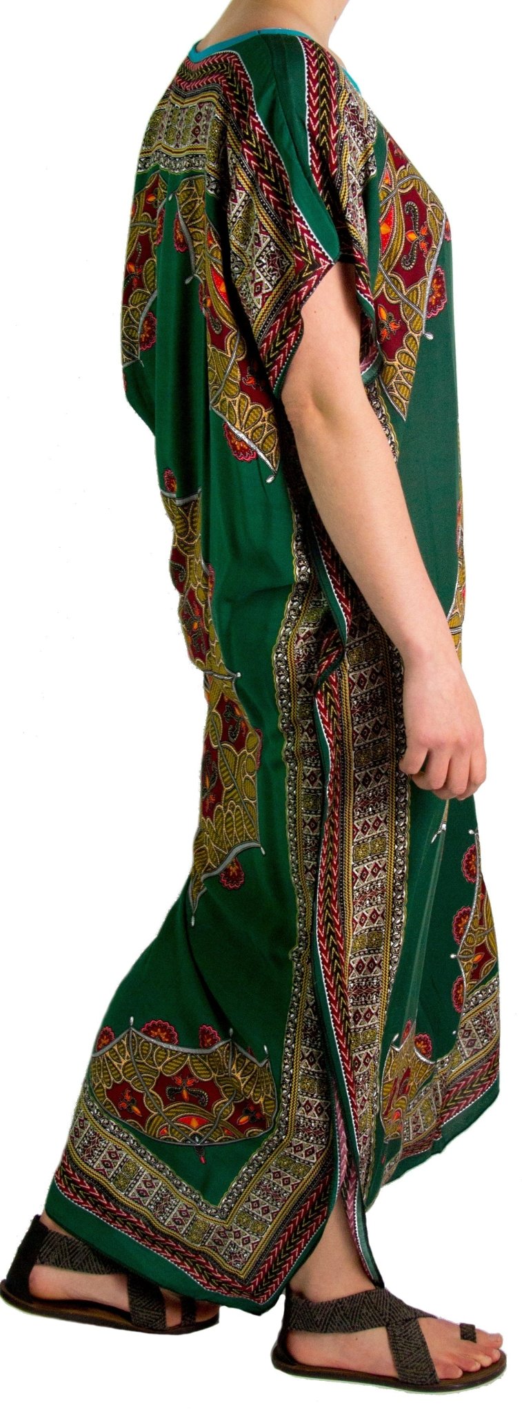 Sakkas Aggy Womens Dashiki African Print Caftan Dress Maxi Boho Hippie Colorful dresses La Vie Bien Sakkas Aggy Womens Dashiki African Print Caftan Dress Maxi Boho Hippie Colorful