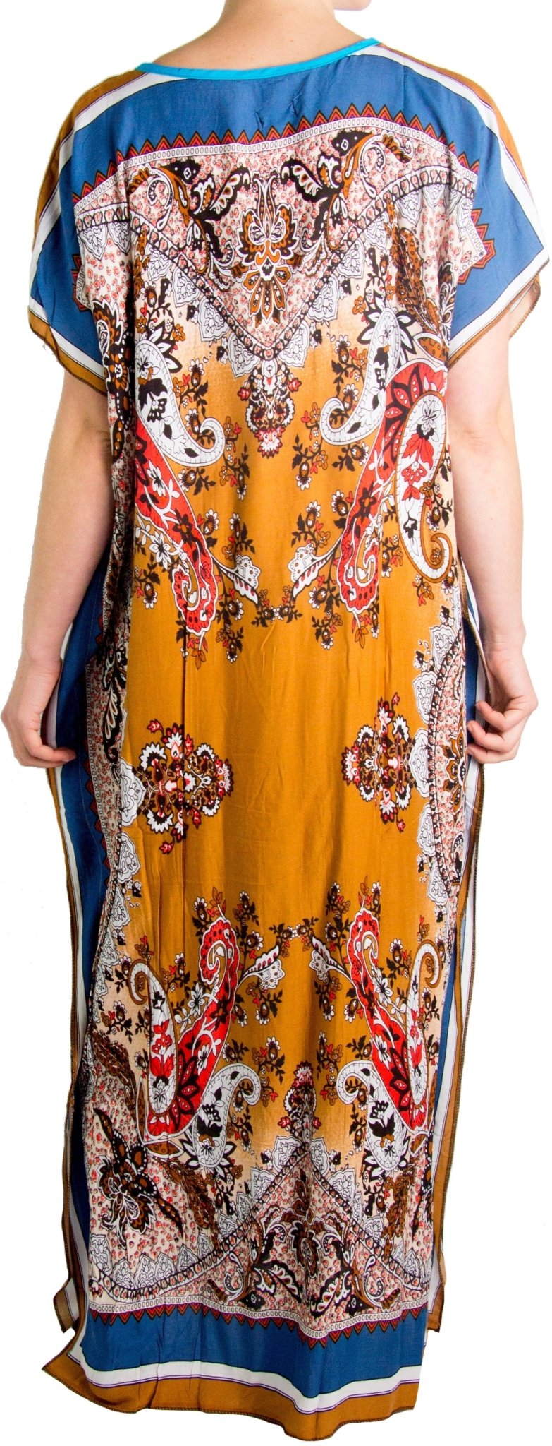 Sakkas Aggy Womens Dashiki African Print Caftan Dress Maxi Boho Hippie Colorful dresses La Vie Bien Sakkas Aggy Womens Dashiki African Print Caftan Dress Maxi Boho Hippie Colorful