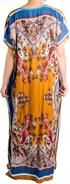Sakkas Aggy Womens Dashiki African Print Caftan Dress Maxi Boho Hippie Colorful dresses La Vie Bien Sakkas Aggy Womens Dashiki African Print Caftan Dress Maxi Boho Hippie Colorful