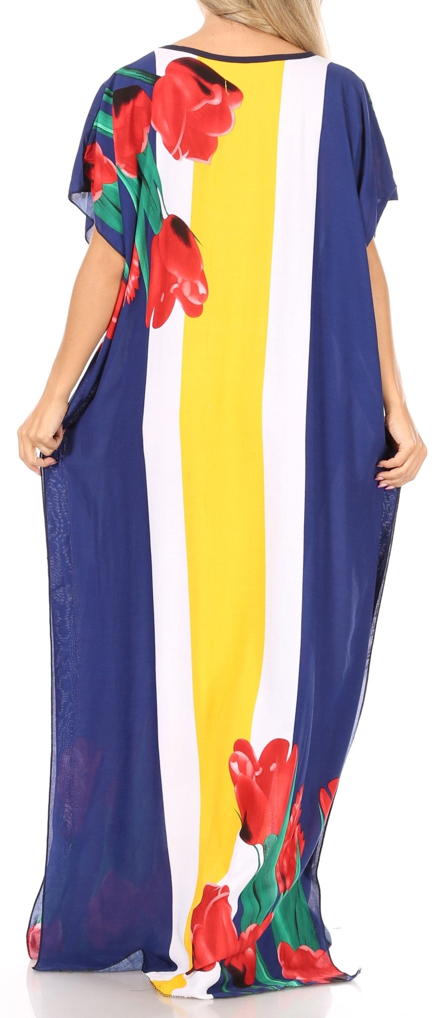 Sakkas Aggy Womens Dashiki African Print Caftan Dress Maxi Boho Hippie Colorful dresses La Vie Bien Sakkas Aggy Womens Dashiki African Print Caftan Dress Maxi Boho Hippie Colorful
