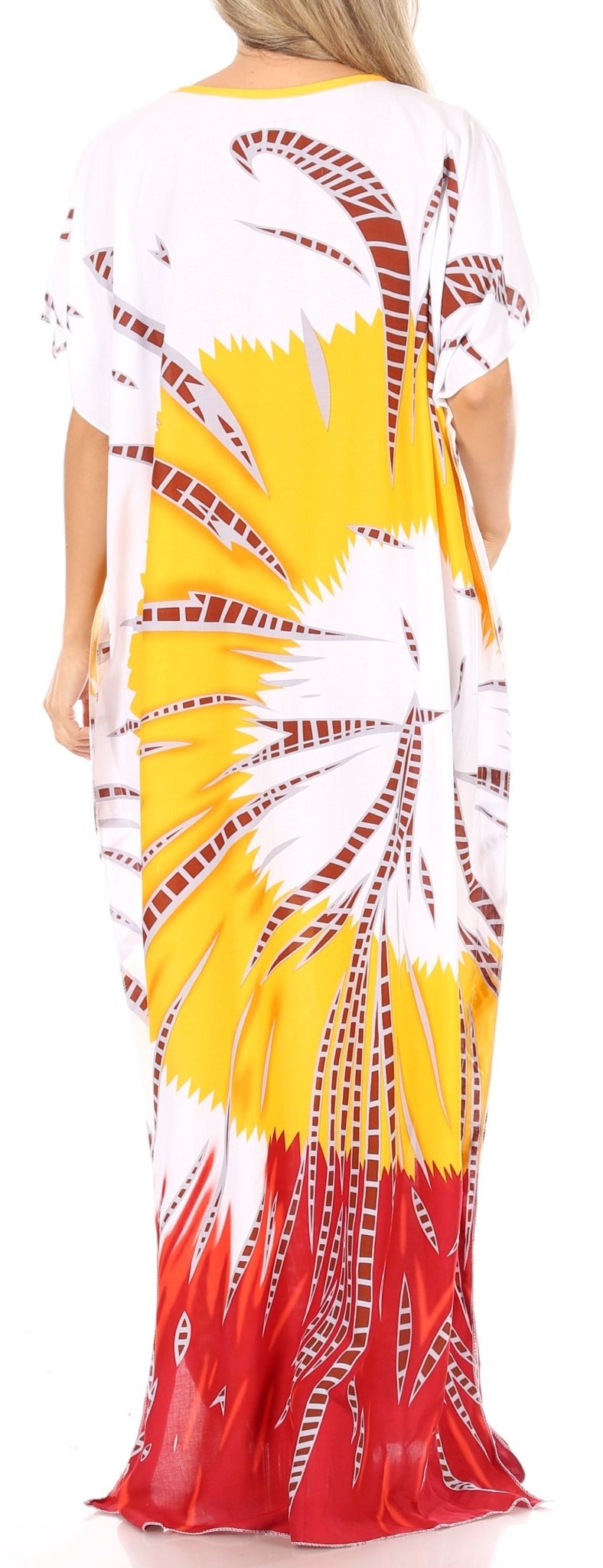 Sakkas Aggy Womens Dashiki African Print Caftan Dress Maxi Boho Hippie Colorful dresses La Vie Bien Sakkas Aggy Womens Dashiki African Print Caftan Dress Maxi Boho Hippie Colorful