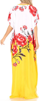 Sakkas Aggy Womens Dashiki African Print Caftan Dress Maxi Boho Hippie Colorful dresses La Vie Bien Sakkas Aggy Womens Dashiki African Print Caftan Dress Maxi Boho Hippie Colorful