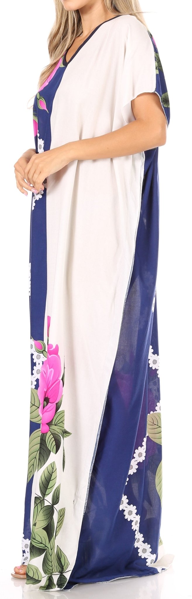 Sakkas Aggy Womens Dashiki African Print Caftan Dress Maxi Boho Hippie Colorful dresses La Vie Bien Sakkas Aggy Womens Dashiki African Print Caftan Dress Maxi Boho Hippie Colorful