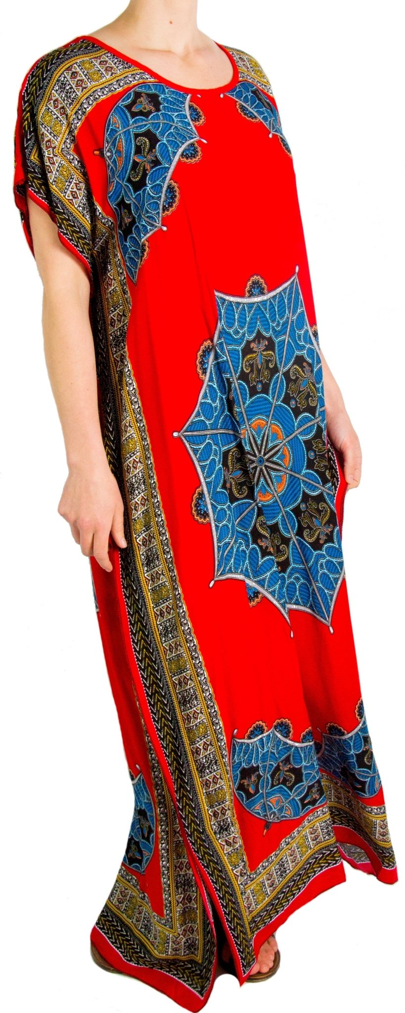 Sakkas Aggy Womens Dashiki African Print Caftan Dress Maxi Boho Hippie Colorful dresses La Vie Bien Sakkas Aggy Womens Dashiki African Print Caftan Dress Maxi Boho Hippie Colorful