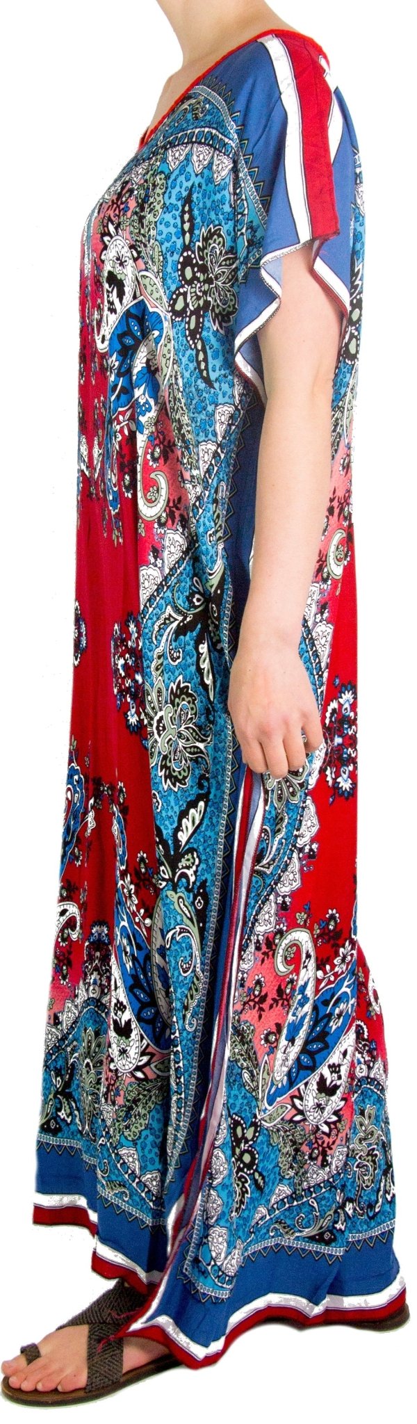 Sakkas Aggy Womens Dashiki African Print Caftan Dress Maxi Boho Hippie Colorful dresses La Vie Bien Sakkas Aggy Womens Dashiki African Print Caftan Dress Maxi Boho Hippie Colorful