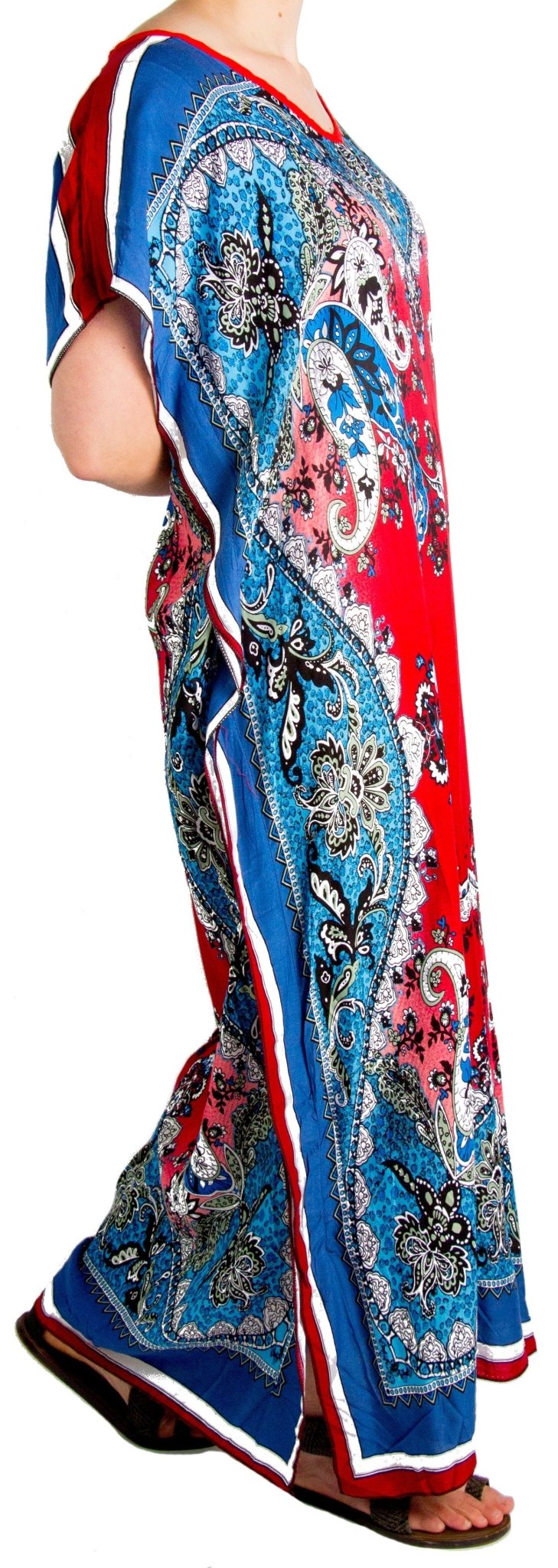 Sakkas Aggy Womens Dashiki African Print Caftan Dress Maxi Boho Hippie Colorful dresses La Vie Bien Sakkas Aggy Womens Dashiki African Print Caftan Dress Maxi Boho Hippie Colorful