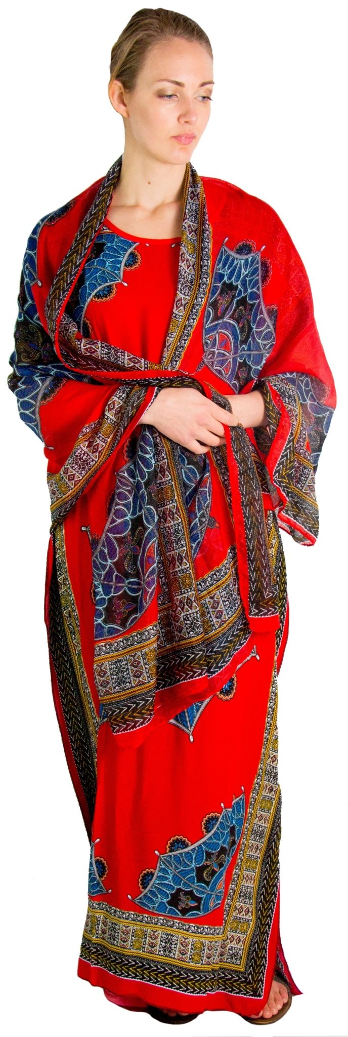 Sakkas Aggy Womens Dashiki African Print Caftan Dress Maxi Boho Hippie Colorful dresses La Vie Bien Sakkas Aggy Womens Dashiki African Print Caftan Dress Maxi Boho Hippie Colorful