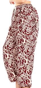 Sakkas Akilla Women's Loose Printed Yoga Elephant Pants Elastic Waist w/Pocket pants La Vie Bien Sakkas Akilla Women's Loose Printed Yoga Elephant Pants Elastic Waist w/Pocket