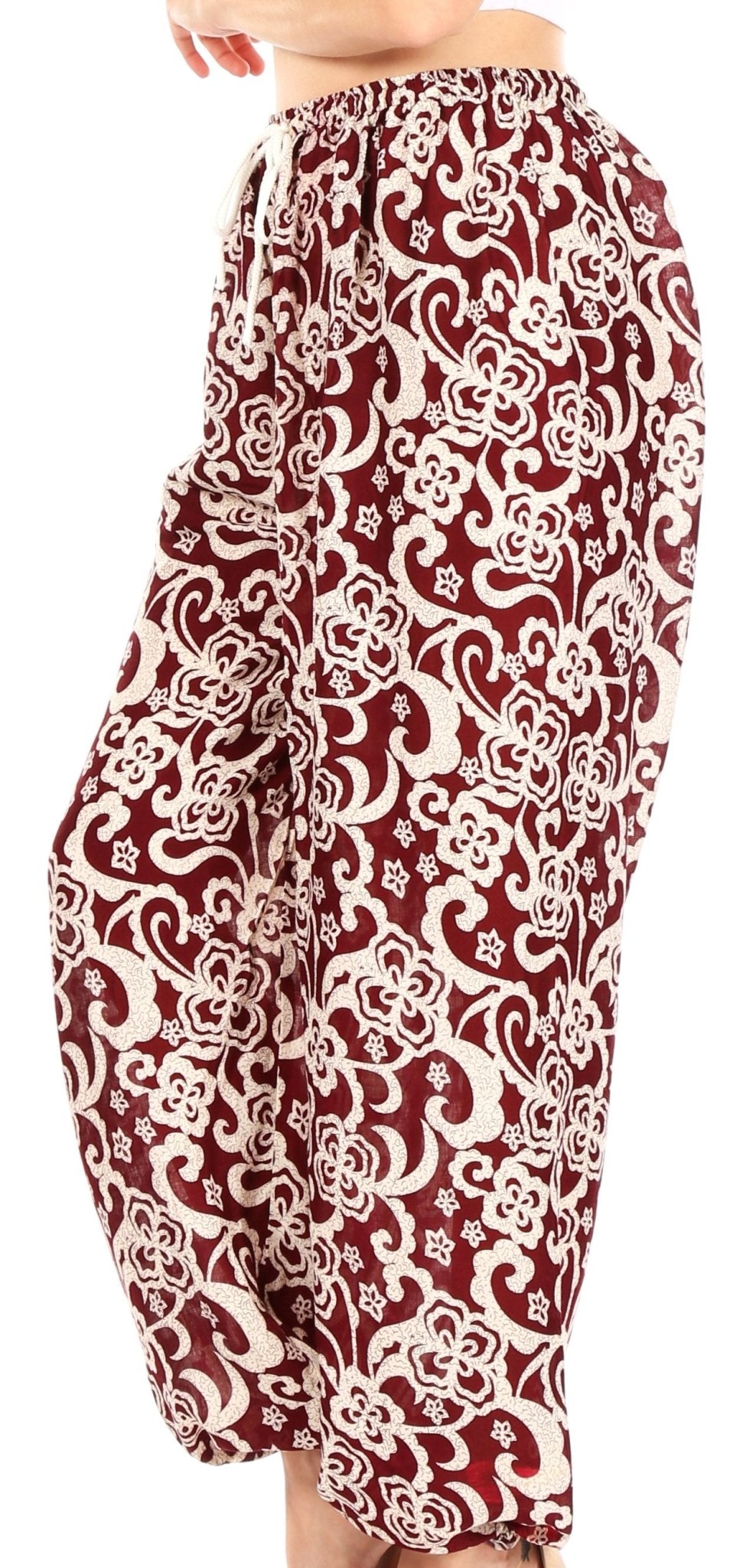 Sakkas Akilla Women's Loose Printed Yoga Elephant Pants Elastic Waist w/Pocket pants La Vie Bien Sakkas Akilla Women's Loose Printed Yoga Elephant Pants Elastic Waist w/Pocket