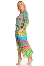 Sakkas Andreas Women's Maxi Dress with Ruffles and Buttons dresses La Vie Bien Sakkas Andreas Women's Maxi Dress with Ruffles and Buttons