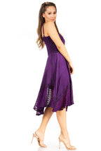Sakkas Aphrodite Embroidered Batik Dress dresses La Vie Bien Sakkas Aphrodite Embroidered Batik Dress