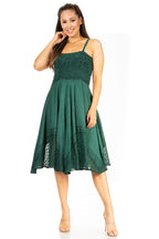 Sakkas Aphrodite Embroidered Batik Dress dresses La Vie Bien Sakkas Aphrodite Embroidered Batik Dress