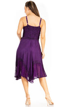 Sakkas Aphrodite Embroidered Batik Dress dresses La Vie Bien Sakkas Aphrodite Embroidered Batik Dress