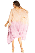 Sakkas Clementine Third Women's Tie Dye Caftan Dress/Cover Up Beach Kaftan Summer dresses La Vie Bien Sakkas Clementine Third Women's Tie Dye Caftan Dress/Cover Up Beach Kaftan Summer