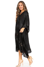 Sakkas Clementine Third Women's Tie Dye Caftan Dress/Cover Up Beach Kaftan Summer dresses La Vie Bien Sakkas Clementine Third Women's Tie Dye Caftan Dress/Cover Up Beach Kaftan Summer