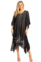 Sakkas Clementine Third Women's Tie Dye Caftan Dress/Cover Up Beach Kaftan Summer dresses La Vie Bien Sakkas Clementine Third Women's Tie Dye Caftan Dress/Cover Up Beach Kaftan Summer
